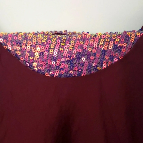 Free People Cami Size Medium Women's Purple Vetiver bloom Bohemian T… - Picture 3 of 3